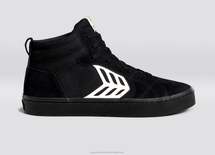 Men Cariuma All Black/Ivory DFFFT143