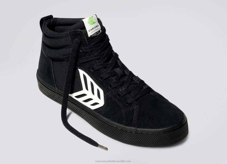 Men Cariuma All Black/Ivory DFFFT143