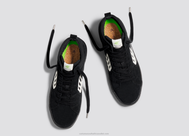 Men Cariuma All Black/Ivory DFFFT143