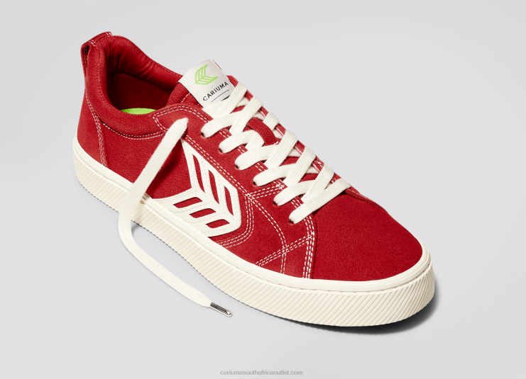 Men Cariuma Red Contrast/Ivory DFFFT138