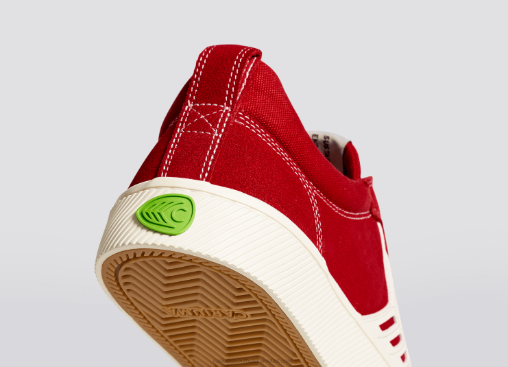 Men Cariuma Red Contrast/Ivory DFFFT138