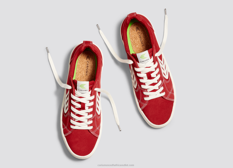 Men Cariuma Red Contrast/Ivory DFFFT138