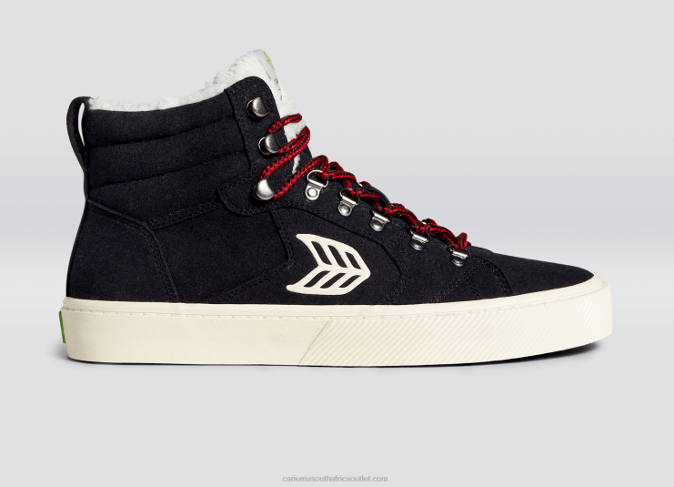 Men Cariuma Black Suede DFFFT192