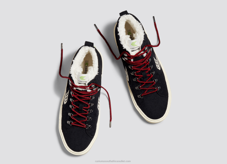 Men Cariuma Black Suede DFFFT192