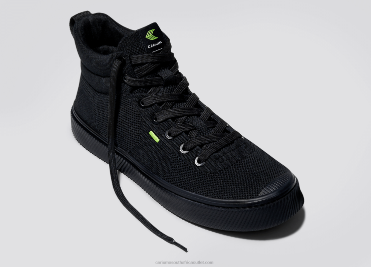 Men Cariuma All Black Knit DFFFT190