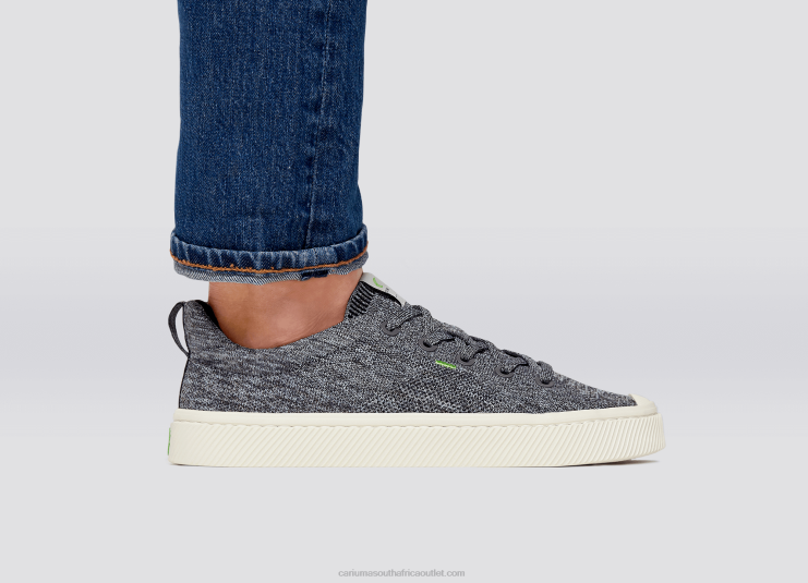 Men Cariuma Stone Grey Knit DFFFT176