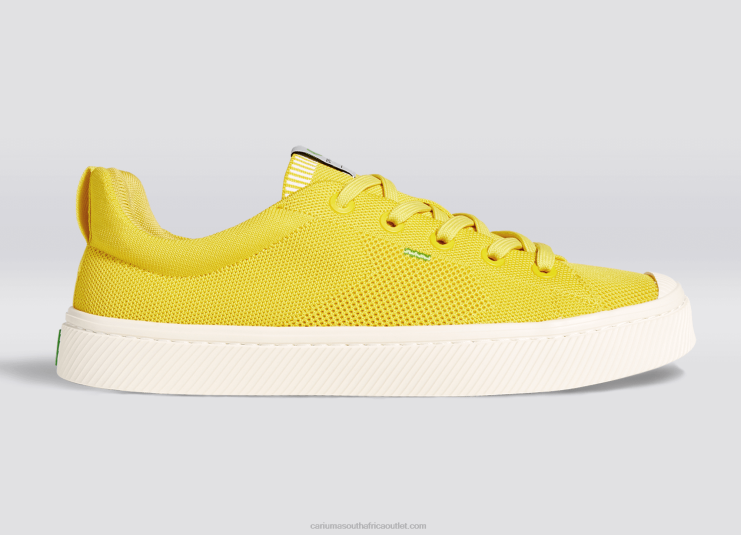 Men Cariuma Sun Yellow Knit DFFFT186
