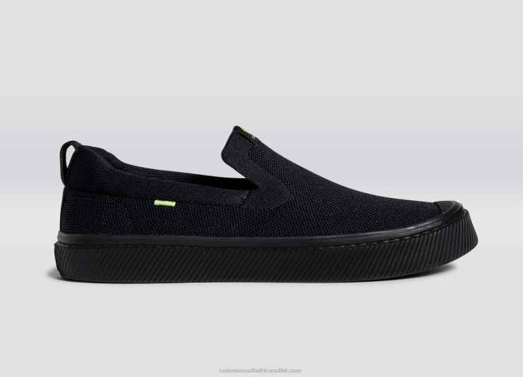 Men Cariuma All Black Knit DFFFT169