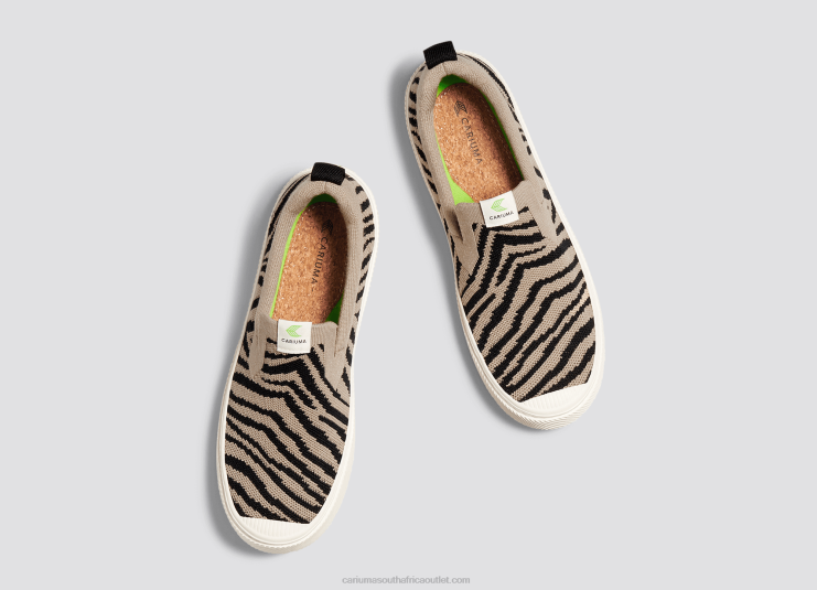 Men Cariuma Zebra Print Knit DFFFT172