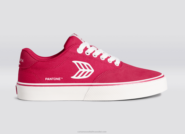 Men Cariuma Pantone Viva Magenta/Off-White DFFFT78