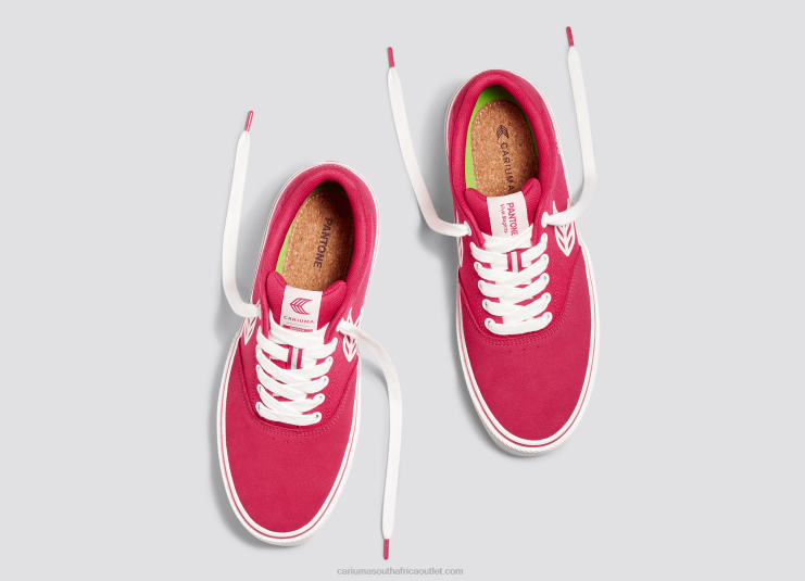 Men Cariuma Pantone Viva Magenta/Off-White DFFFT78