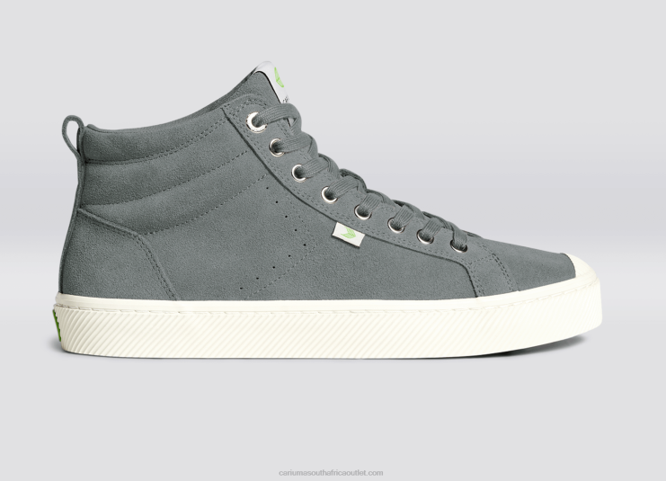 Men Cariuma Charcoal Grey Suede DFFFT60