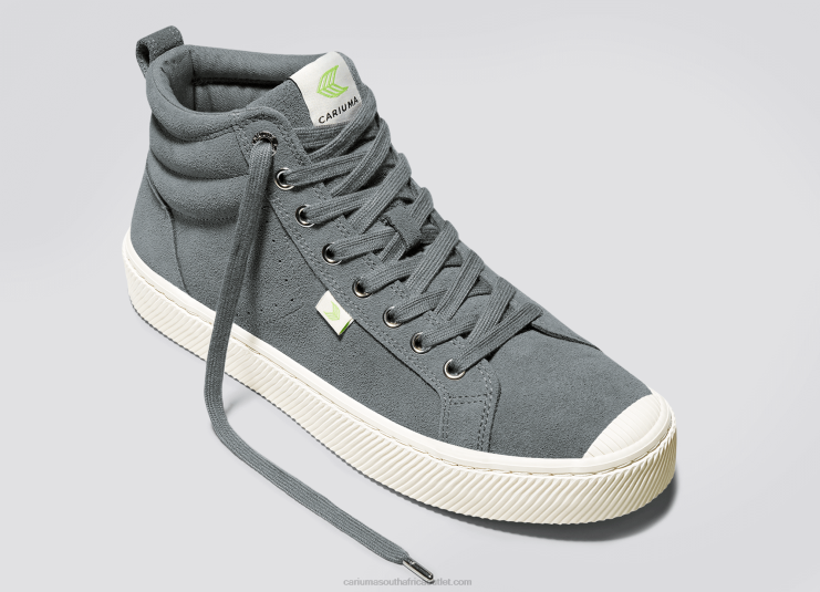 Men Cariuma Charcoal Grey Suede DFFFT60