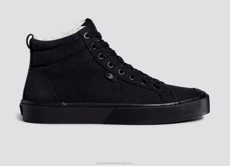 Men Cariuma Therma All Black Suede DFFFT70