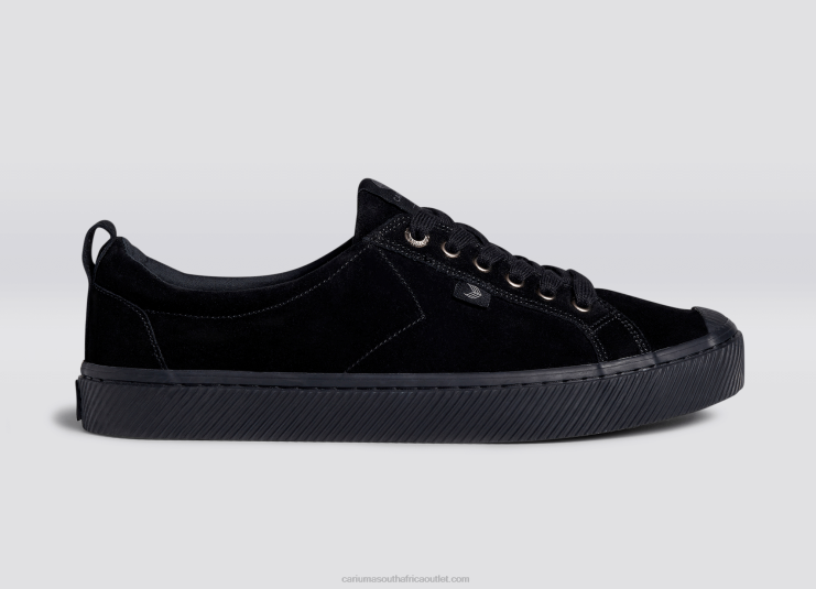 Men Cariuma All Black Suede DFFFT35