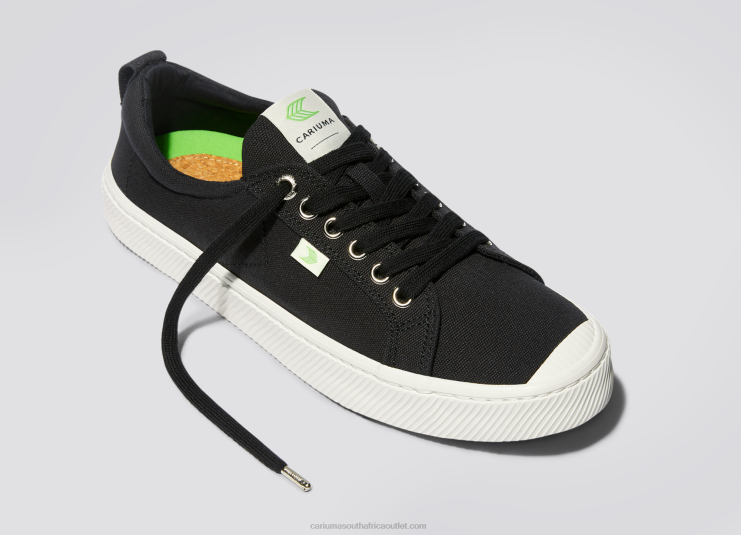 Men Cariuma Black Canvas DFFFT6