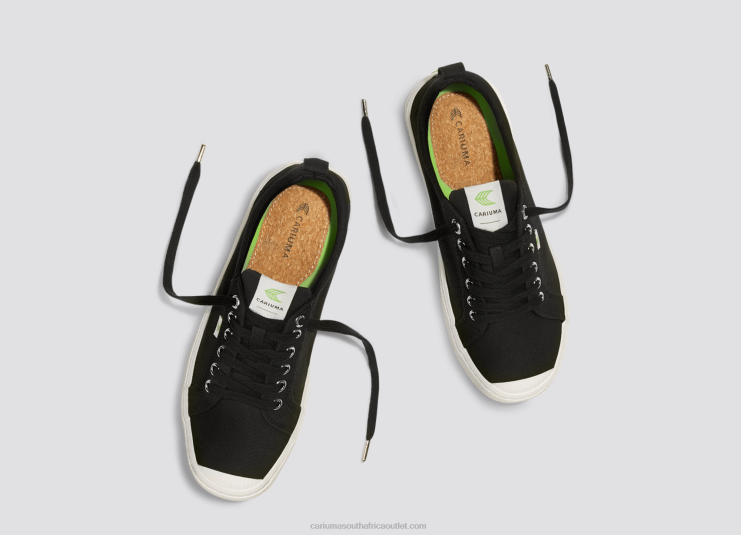 Men Cariuma Black Canvas DFFFT6