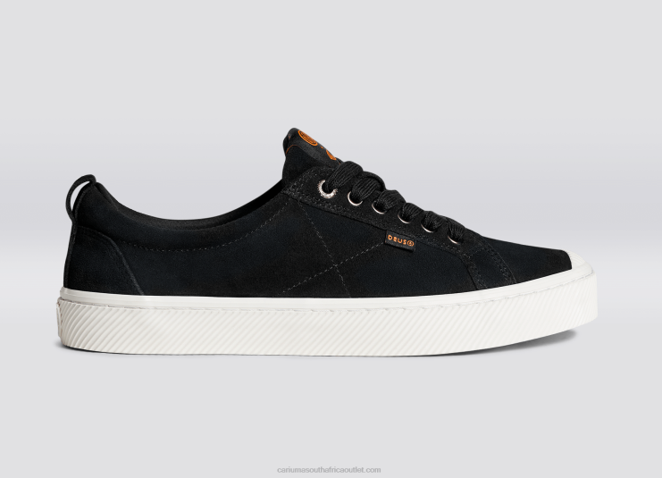 Men Cariuma Deus Ex Machina Black Suede DFFFT26
