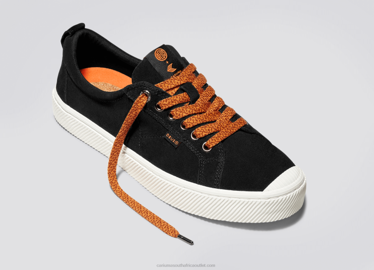 Men Cariuma Deus Ex Machina Black Suede DFFFT26
