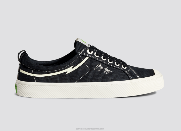 Men Cariuma Gerry Lopez Black Canvas DFFFT90