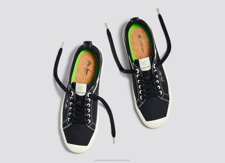 Men Cariuma Gerry Lopez Black Canvas DFFFT90
