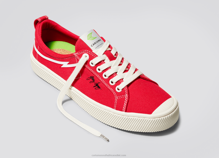Men Cariuma Gerry Lopez Red Canvas DFFFT89