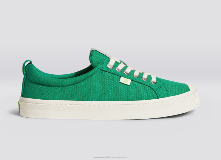 Men Cariuma Green Canvas DFFFT4