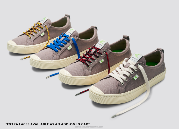 Men Cariuma Grey Canvas DFFFT2