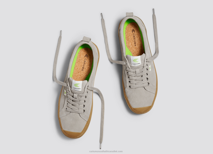 Men Cariuma Grey Gum Suede DFFFT37