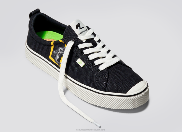 Men Cariuma National Geographic Gecko Black Canvas DFFFT86