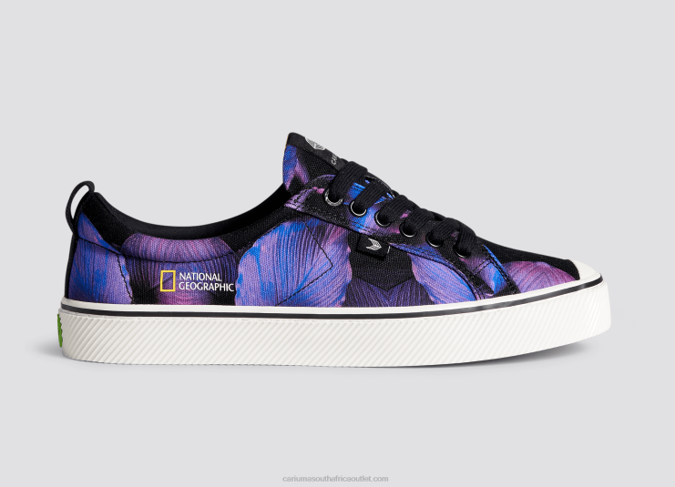 Men Cariuma National Geographic Peace Lily Purple Canvas DFFFT29