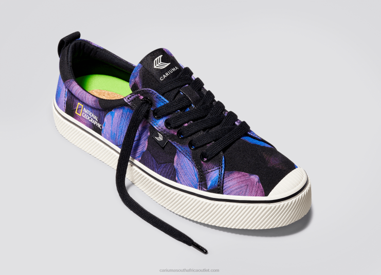 Men Cariuma National Geographic Peace Lily Purple Canvas DFFFT29
