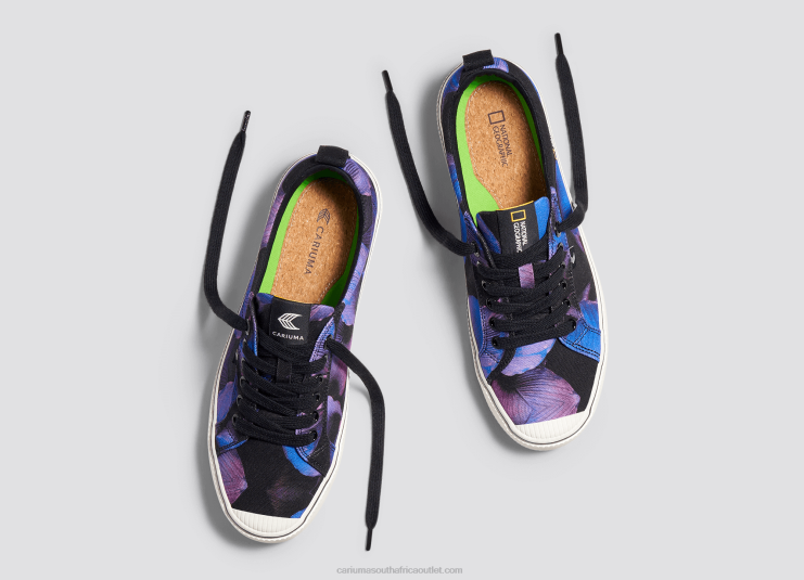 Men Cariuma National Geographic Peace Lily Purple Canvas DFFFT29