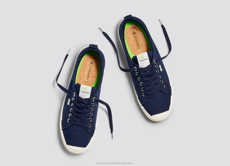 Men Cariuma Navy Canvas DFFFT8