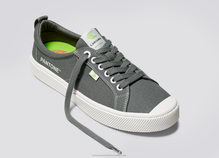 Men Cariuma Pantone Gargoyle Grey Canvas DFFFT40