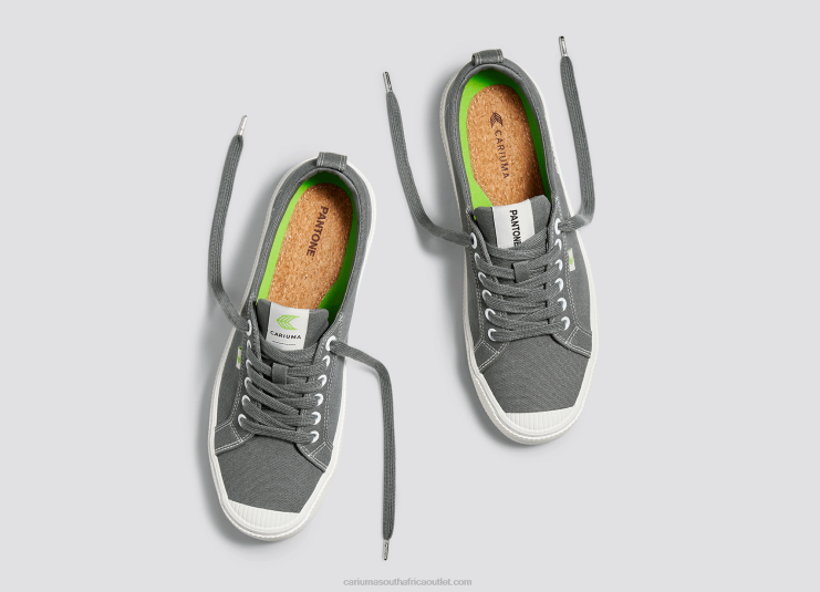Men Cariuma Pantone Gargoyle Grey Canvas DFFFT40