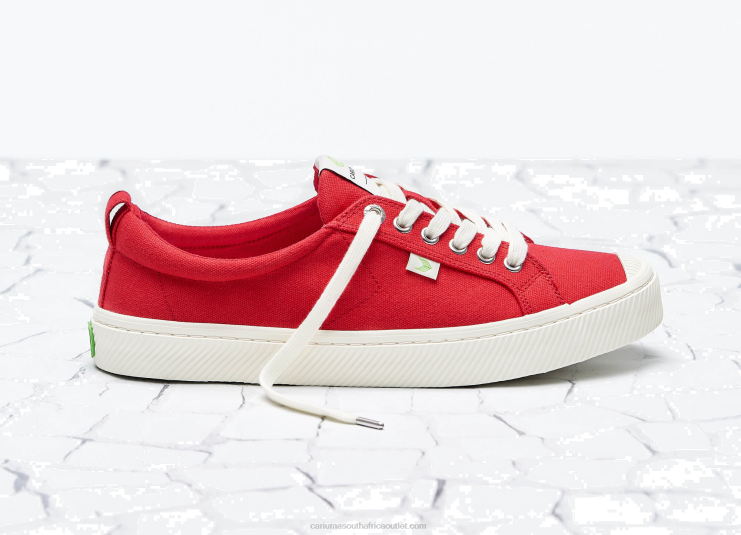 Men Cariuma Red Canvas DFFFT22