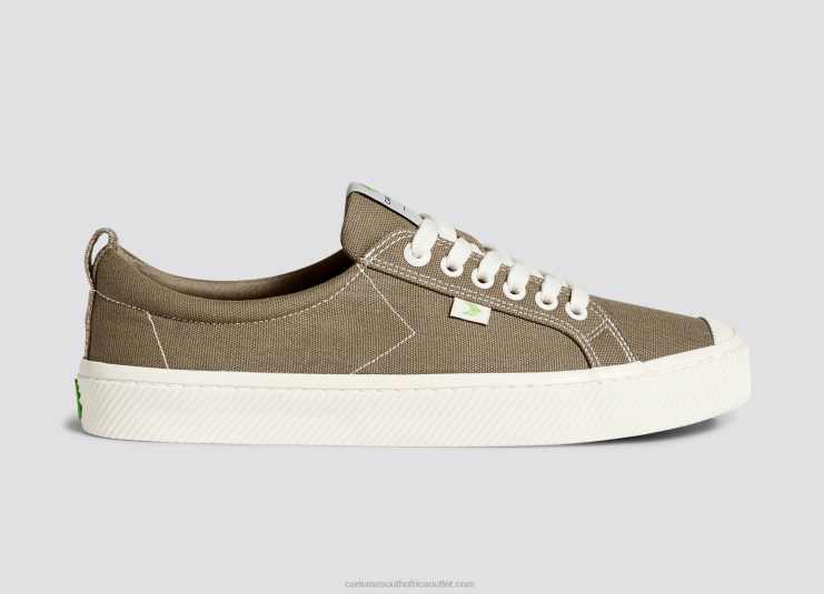 Men Cariuma Sand Contrast Thread Canvas DFFFT7