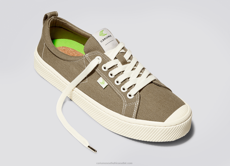 Men Cariuma Sand Contrast Thread Canvas DFFFT7