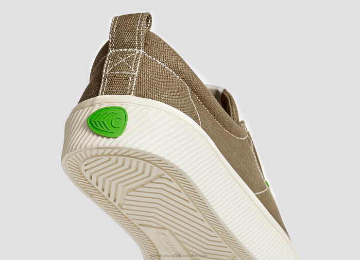 Men Cariuma Sand Contrast Thread Canvas DFFFT7