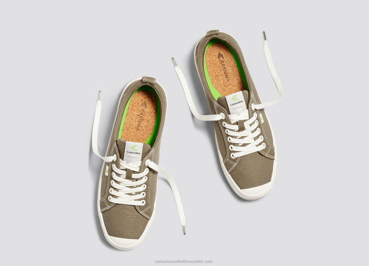 Men Cariuma Sand Contrast Thread Canvas DFFFT7