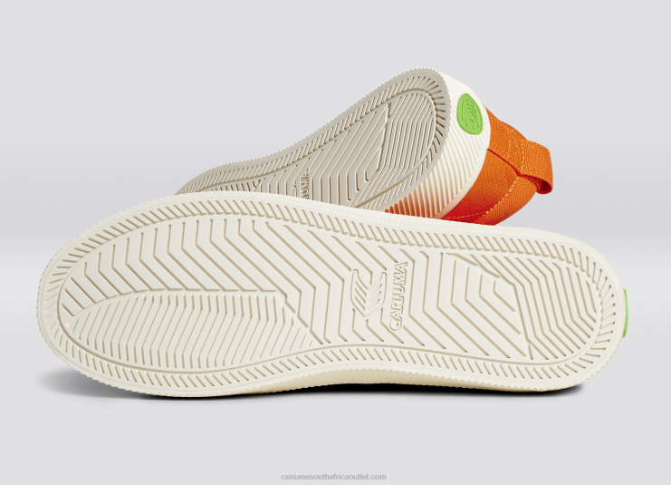 Men Cariuma Tangerine Canvas DFFFT23
