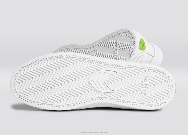 Men Cariuma White LWG Leather/Ice DFFFT96