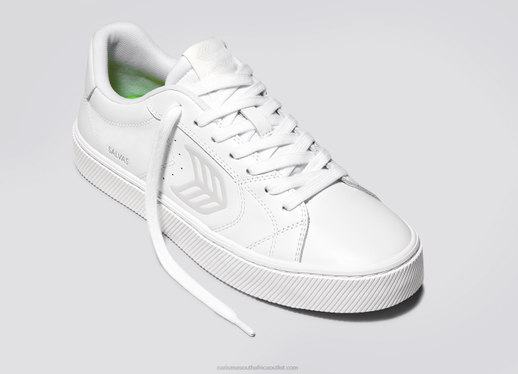 Men Cariuma White LWG Leather/Ice DFFFT96