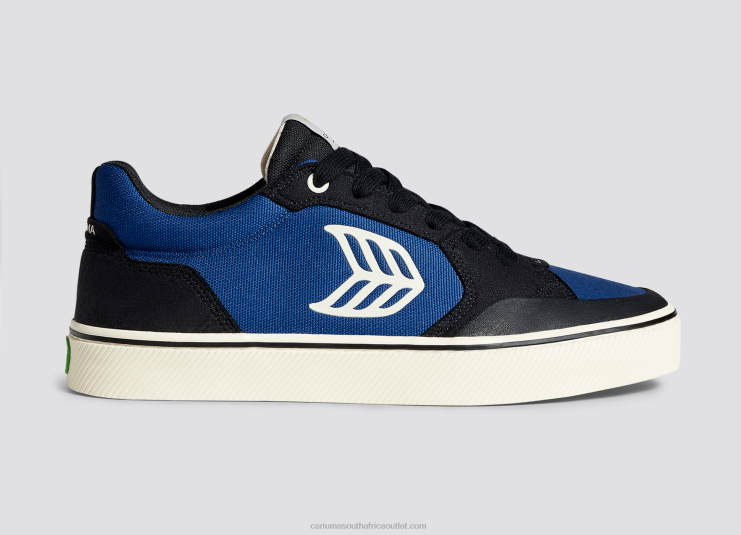Men Cariuma Black & Blue/Ivory DFFFT125