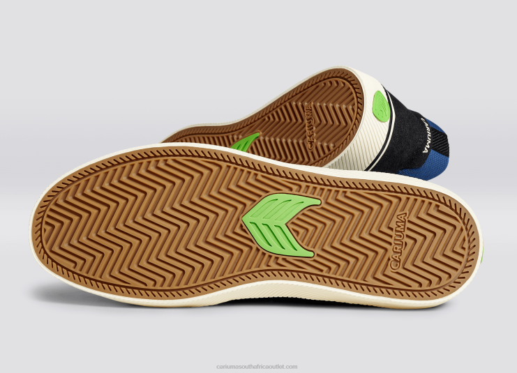 Men Cariuma Black & Blue/Ivory DFFFT125