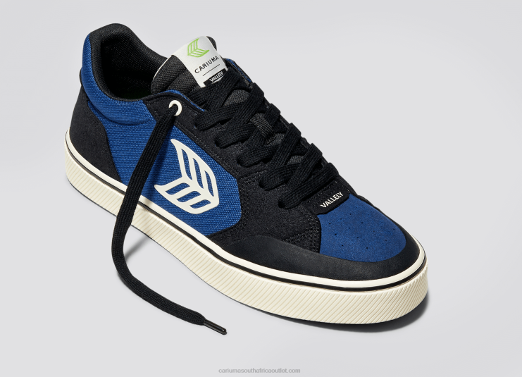 Men Cariuma Black & Blue/Ivory DFFFT125