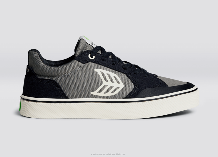 Men Cariuma Black & Charcoal Grey/Ivory DFFFT118