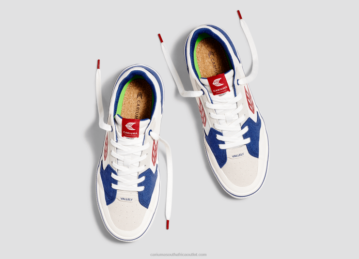 Men Cariuma Blue & Off-White/Red DFFFT123