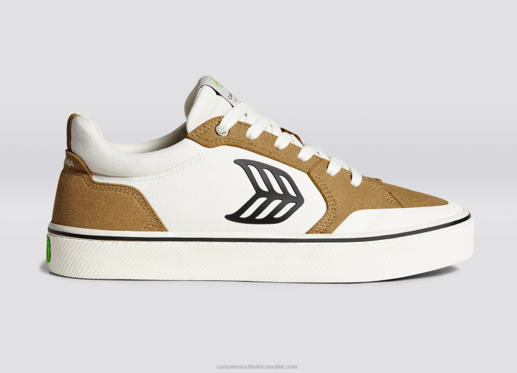 Men Cariuma Camel & Off-White Vintage/Black DFFFT121